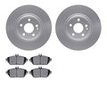 Dynamic Friction Co 4502-63189, Geospec Rotors with 5000 Advanced Brake Pads, Silver 4502-63189
